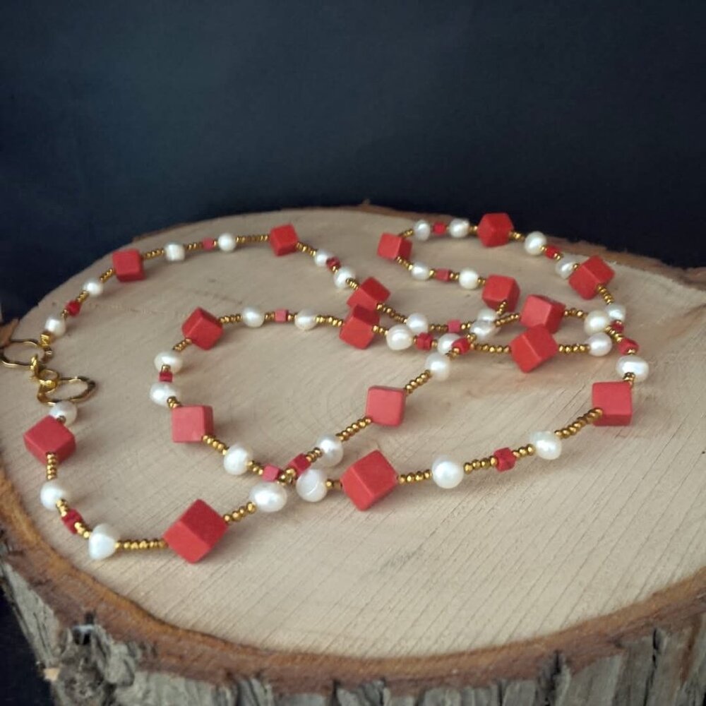 Handmade Unique Necklace by Mama Helen.